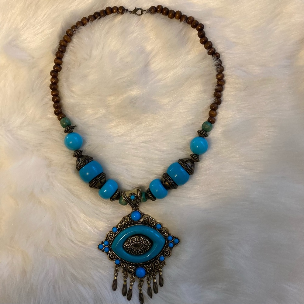Evil Eye Vintage Necklace for Protection
